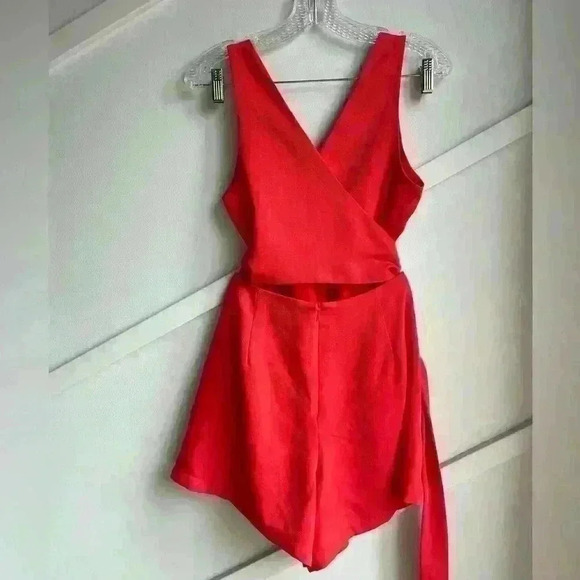 ABS collection Red Romper  size 2 - Picture 3 of 7